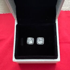 Elegant Silver Stud Earrings